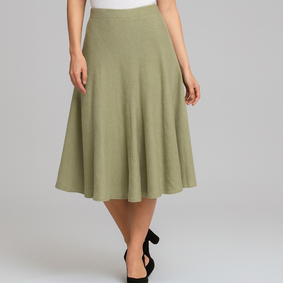 Daniel Caron Dresses & Skirts - Vintage Daniel Caron Women's Midi A-Line Skirt M Lambswool